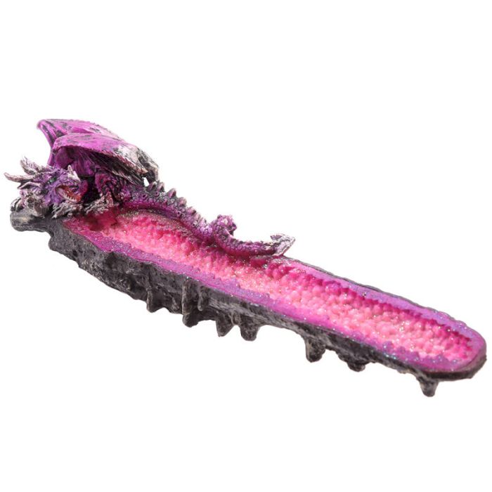 Geode Crystal Dragon Outcrop Incense Ashcatcher product image 3