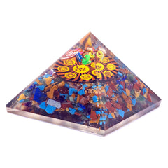 Orgonite Pyramid - Om Chakra - 70 mm product image