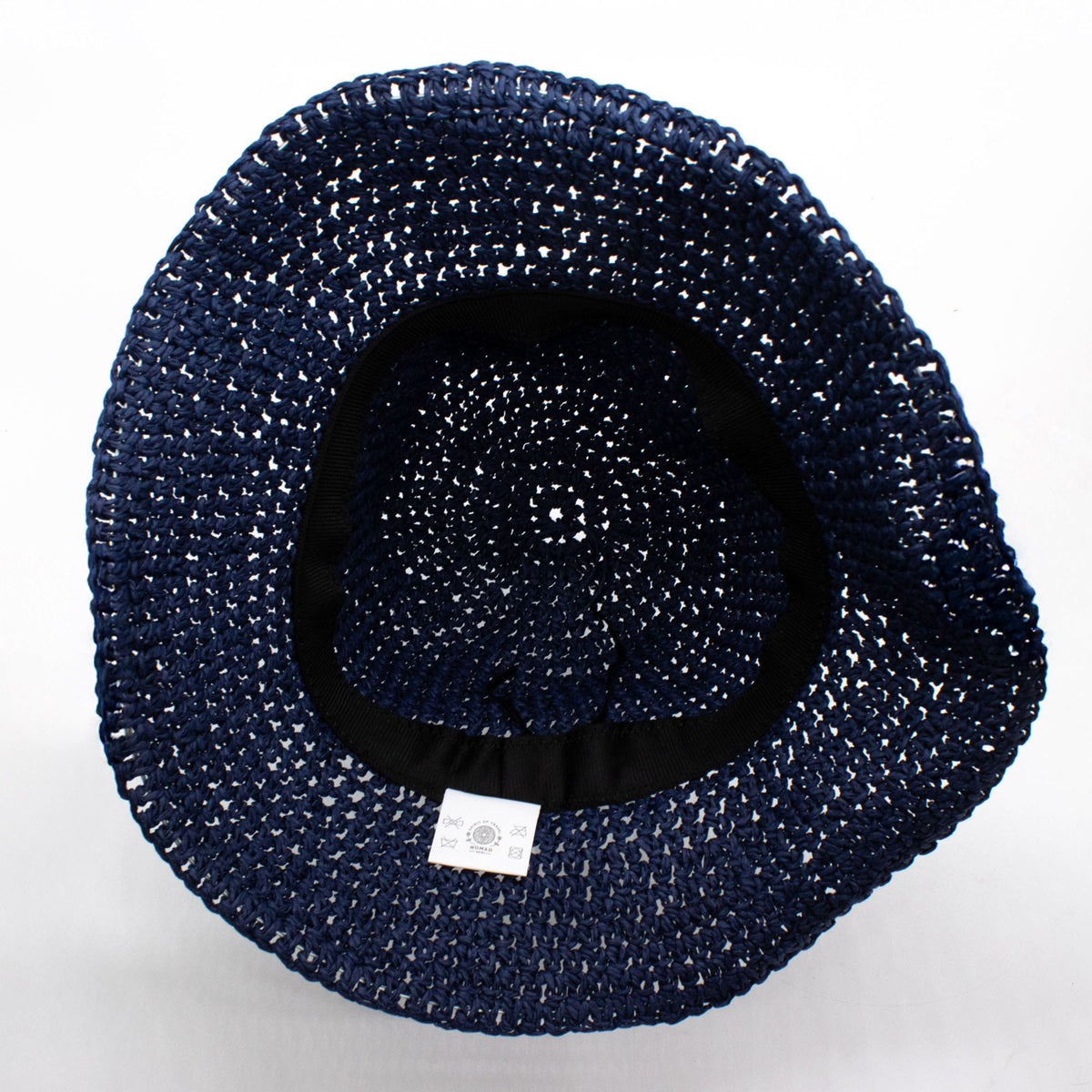 Nomad Sari Floppy Straw Sun Hat - Navy Blue product image 4