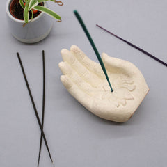 Hand Incense Burner - Lotus (white) product image 8