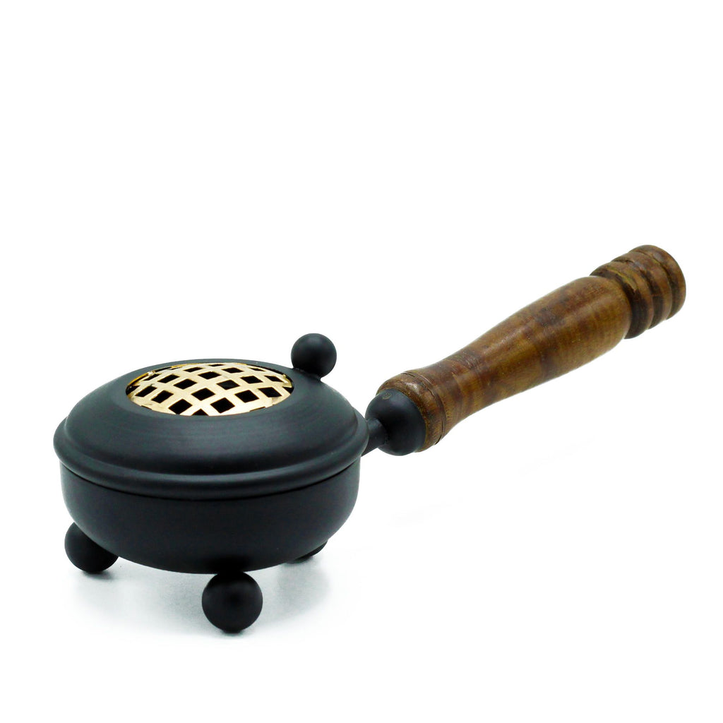 Med Iron Censer Incense Burner - Gold detail product image 3