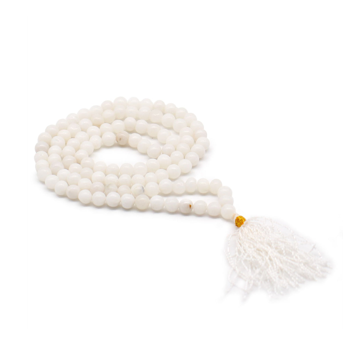 108 Bead Mala - White Quartz - product image 4