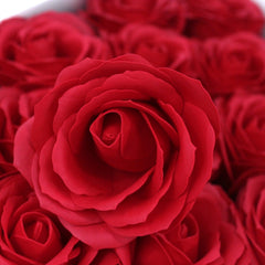 Craft Soap Flowers - Lrg Rose - Red product image 4