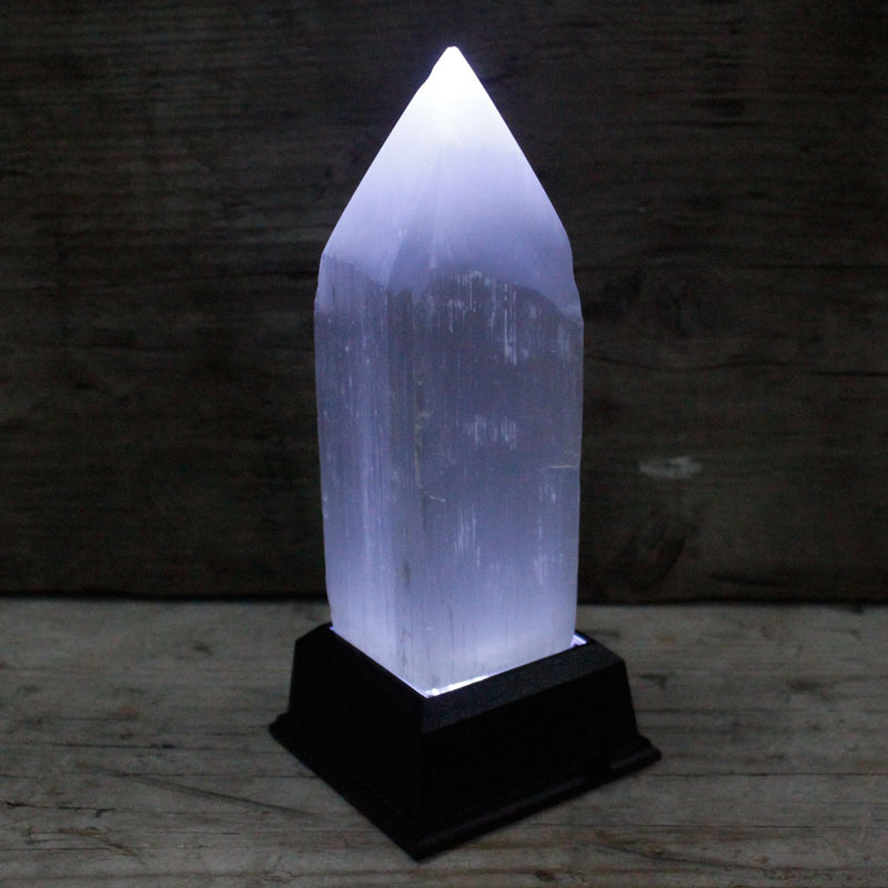 Selenite Pencil Point Tower - 15 cm product image