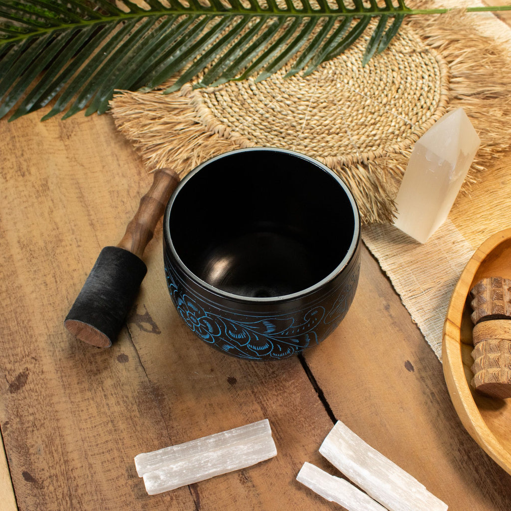 Cauldron Singing Bowl - Magic Mushroom - Blue (15cm) product image 9