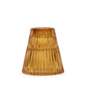 Flip Dinner Candle / Tealight Holder - Antique Amber product image