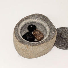 Natural Riverstone Grounding Pot - Small (aprox 9x7cm) product image 4