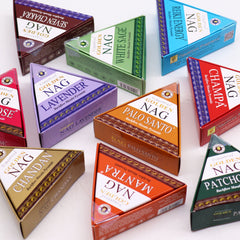 42g Jumbo Golden Nag - Reiki Energy Backflow Incense Cones product image