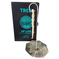 Rope Incense and Silver Plated Holder Set - Tree of Life product image