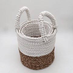 Seagrass Basket Set - Natural White product image 8
