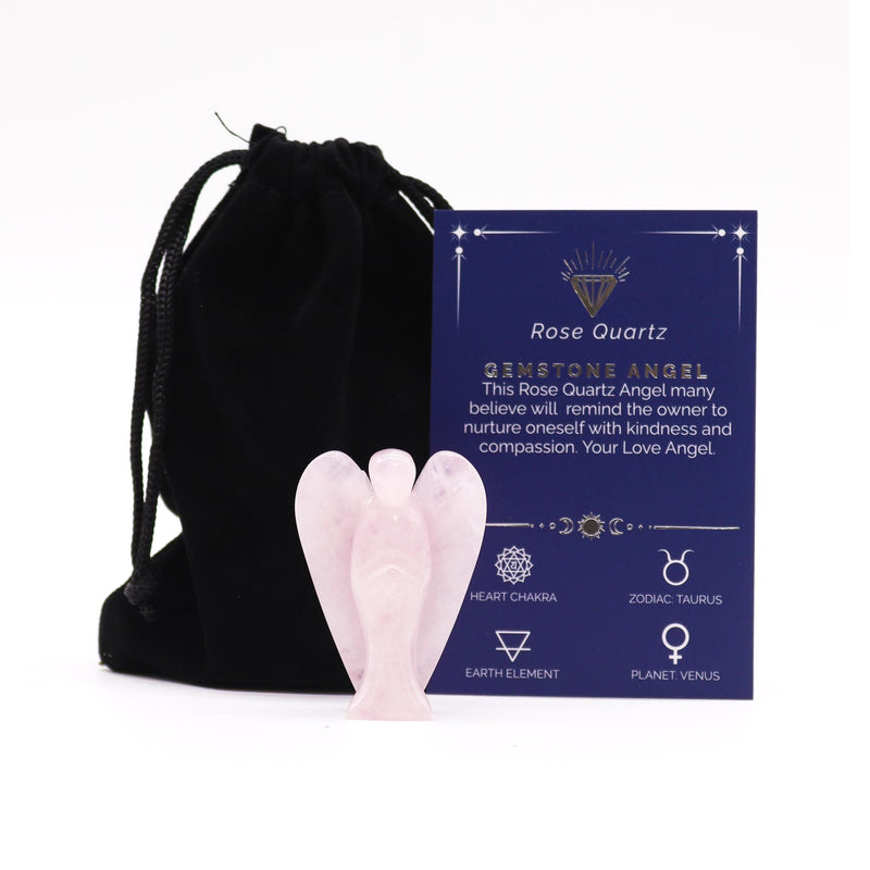 Gemstone Angel - Rose Quartz product image