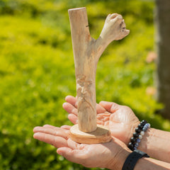 Handmade Parasite Wood Art Carving - Greenman product image 2