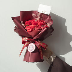 Large Red Roses Bouquet - Love is Eternal - Gift Card product image 4