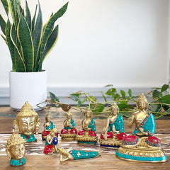 Brass Buddha Figure - Blessing - 7.5cm product image 5