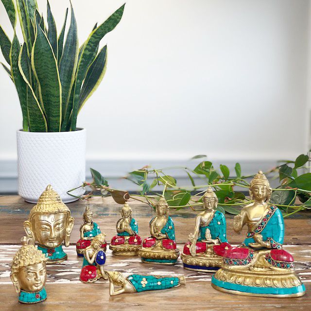 Brass Buddha Figure - Thinking - 6.5 cm product image 7