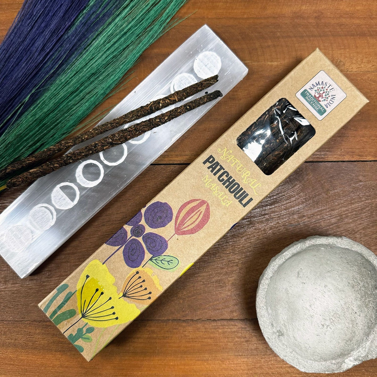 Natural Botanical Masala Incense - Patchouli product image