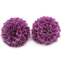 Craft Soap Flower - Small Chrysanthemum - Purple product image 2