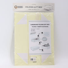 Flat Pack Gift Box - Large (28.2x20.2x9.2cm) - Ivory product image 2