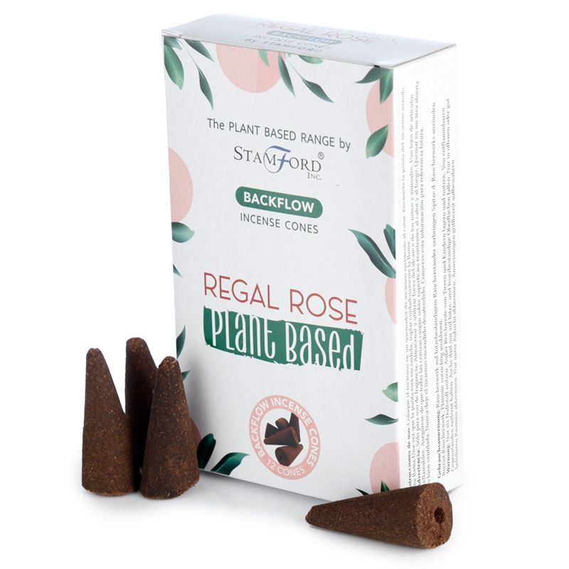 Plant Based Backflow Incense Cones - Regal Rose product image 4