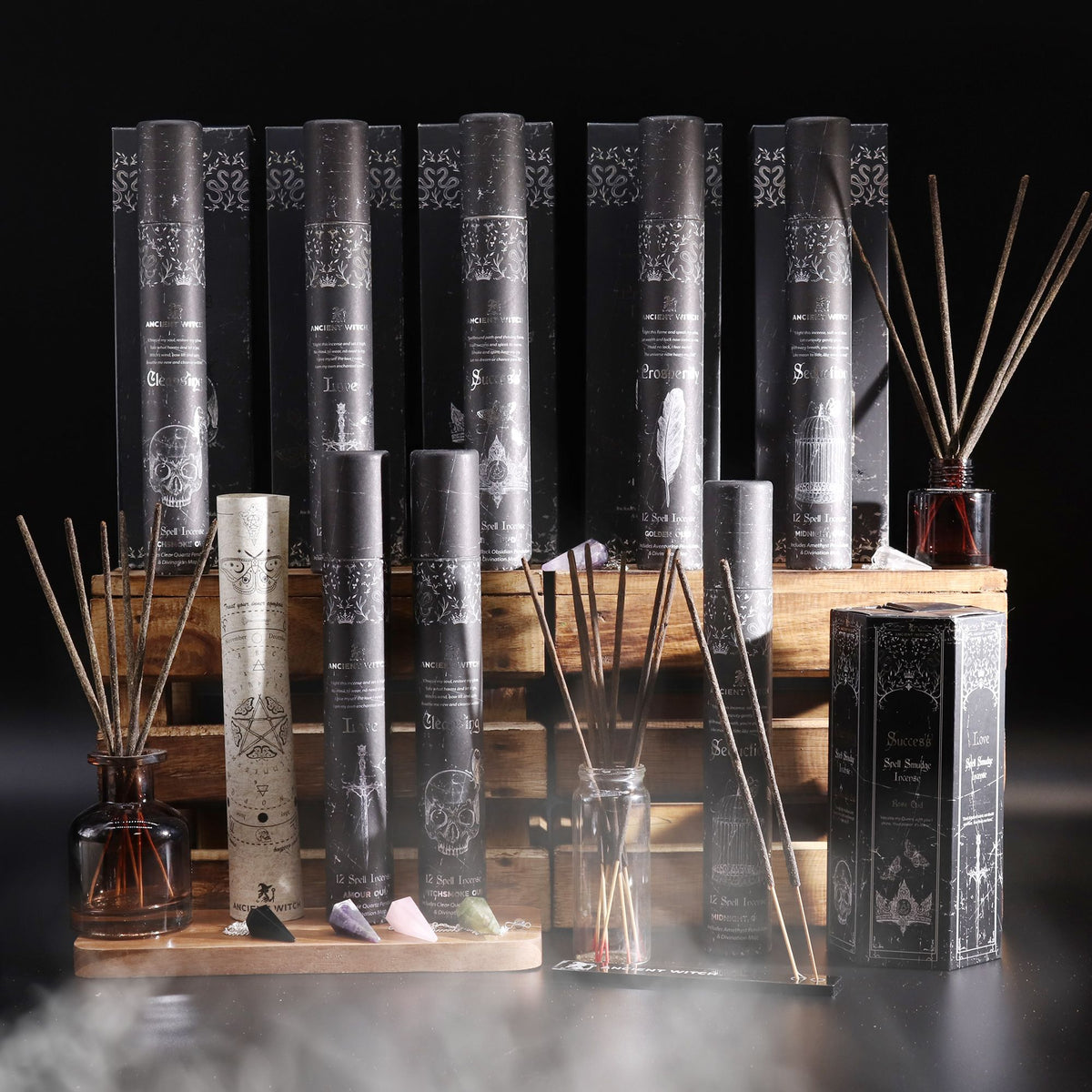 Ancient Witch Spell Incense - Cleansing - Rock Crystal Pendulum product image 4