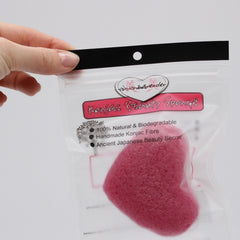 Konjac Heart Sponge - Peach product image 3