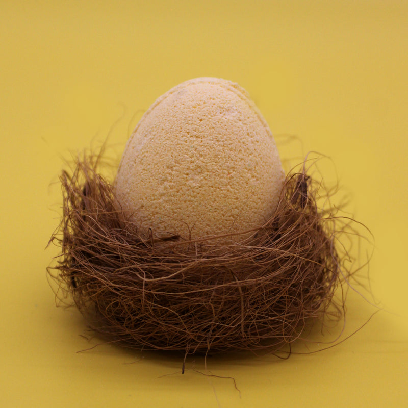 6 Bath Eggs in a Tray - Banana product image