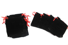 Quality Velvet Pouch - Black 10x12cm product image 5