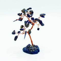 Gemstone Tree - Sodalite on Blue Agate Base (35 stones) product image 3