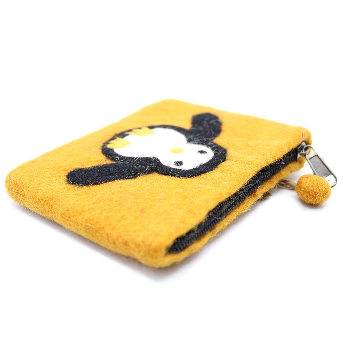 Natural Felt Zipper Pouch (asst) - Cute Penguin product image 5