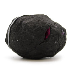Coloured Calsite Geodes - Black Rock - Dark Red / Pink product image 2