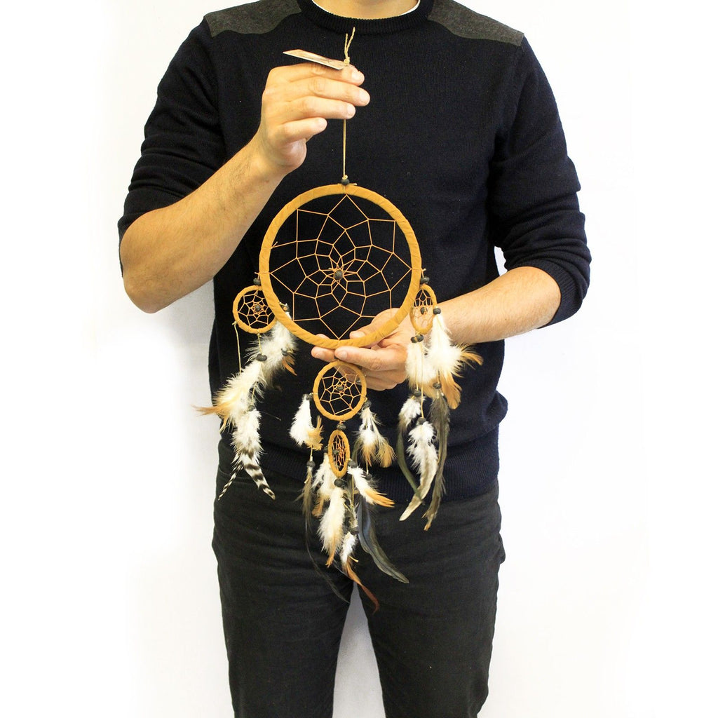 Bali Dreamcatchers - Large Round - Black/White/Red product image 5