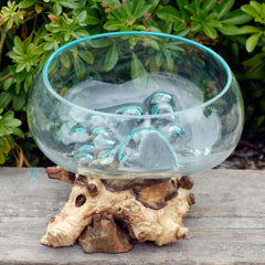 Molten Glass on Wood - Open Lrg Bowl product image 3