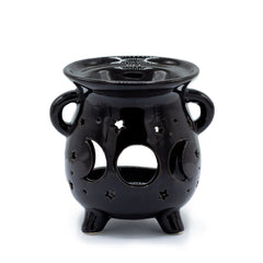 Cauldron Oil Burner - Moon Phase - Black product image 2
