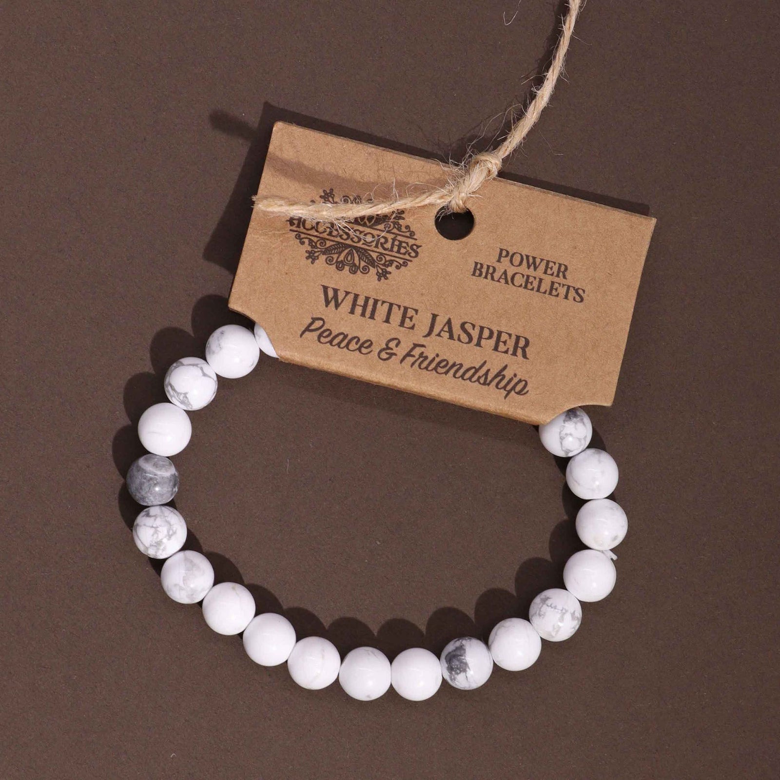 Power Bracelet - White Jasper product image