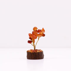 Mini Gemstone Tree On Wood Base - Carnelian (15 stones) product image 3