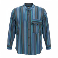 Nomad Sari Grandad Shirt - Turquoise - XL product image 2