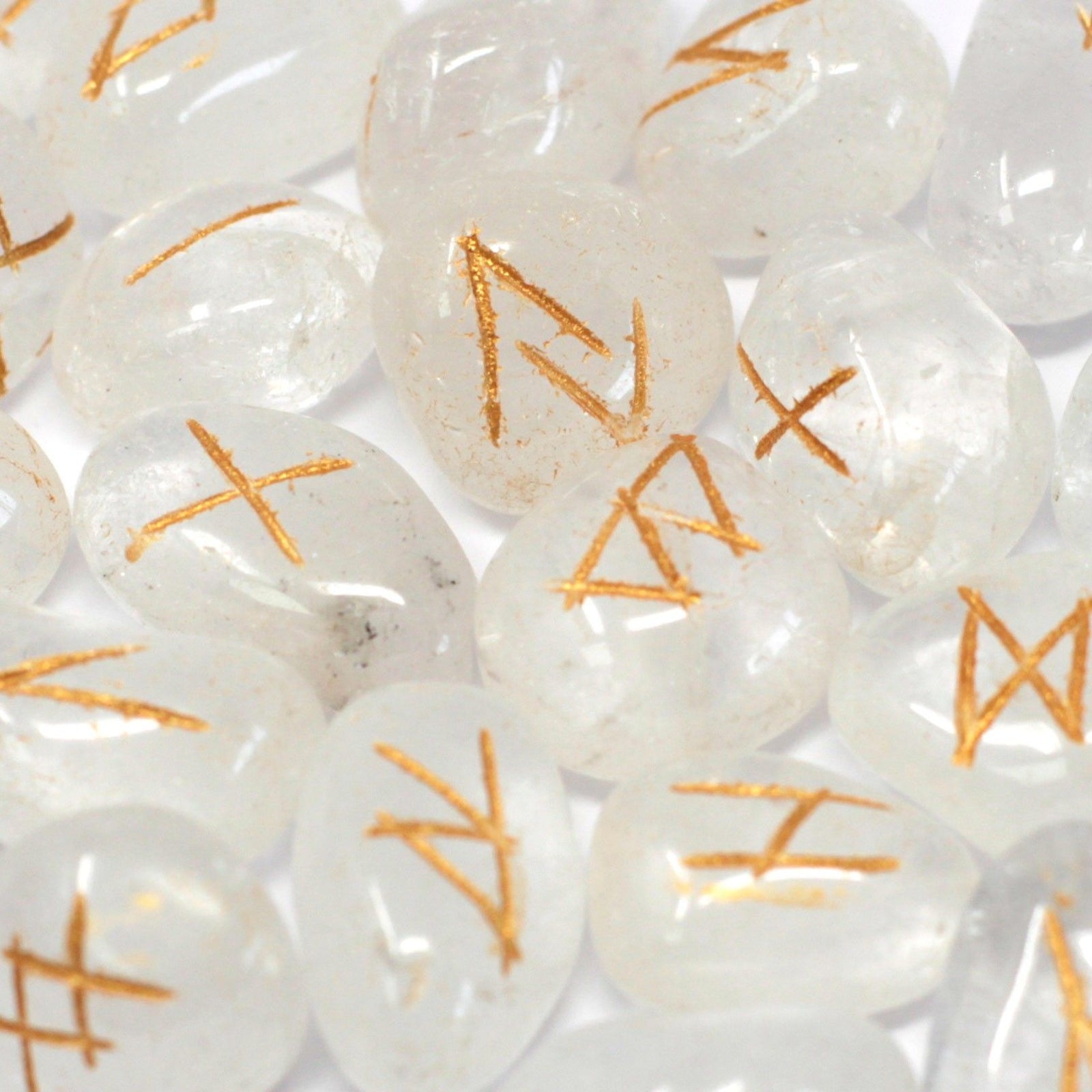 Runes Stone Set in Pouch - Crystal product image