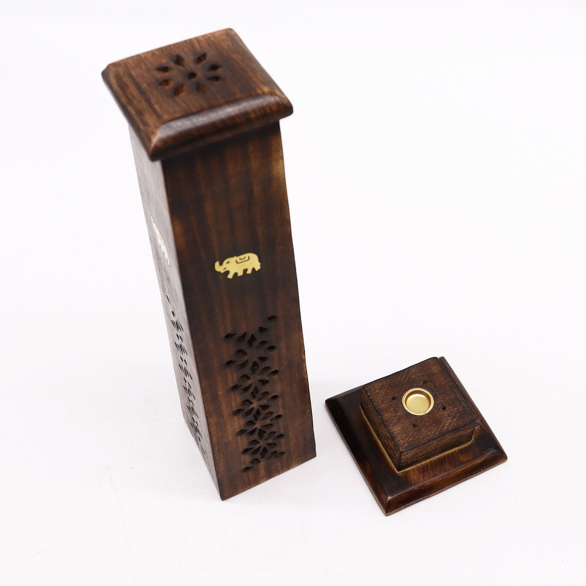 Tapered Incense Tower - Mango Wood product image 2