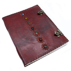Huge 7 Chakra Leather Book - 10x13 (200 pages) product image 4