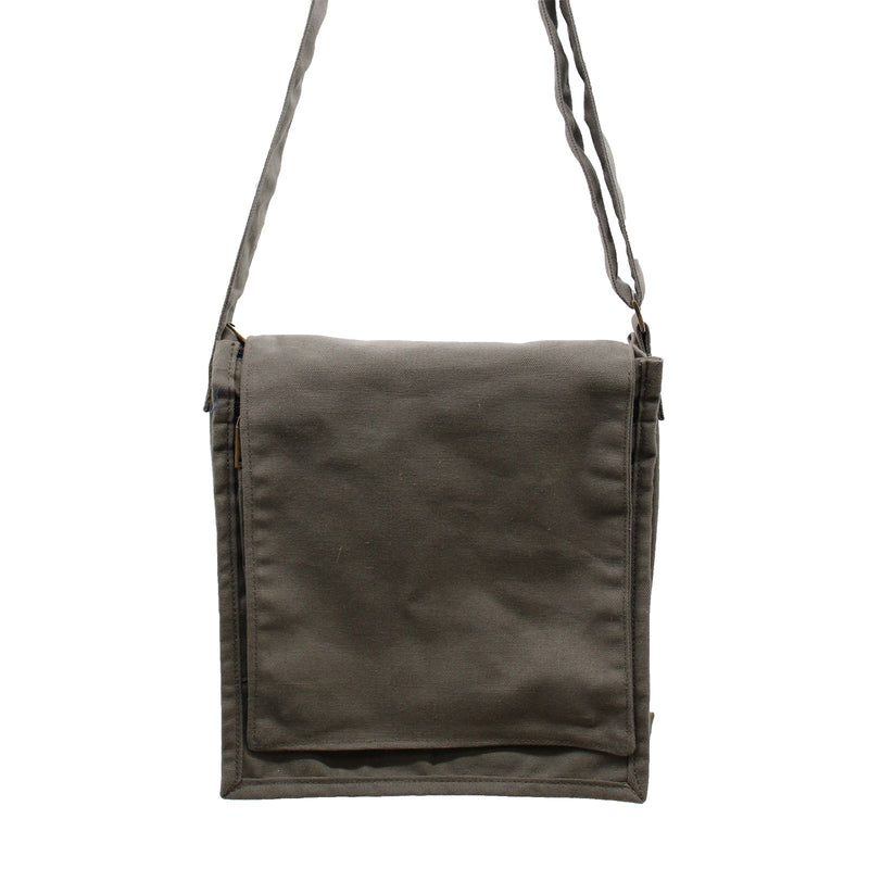 Cotton Canvas Messenger Bag - Graphite product image