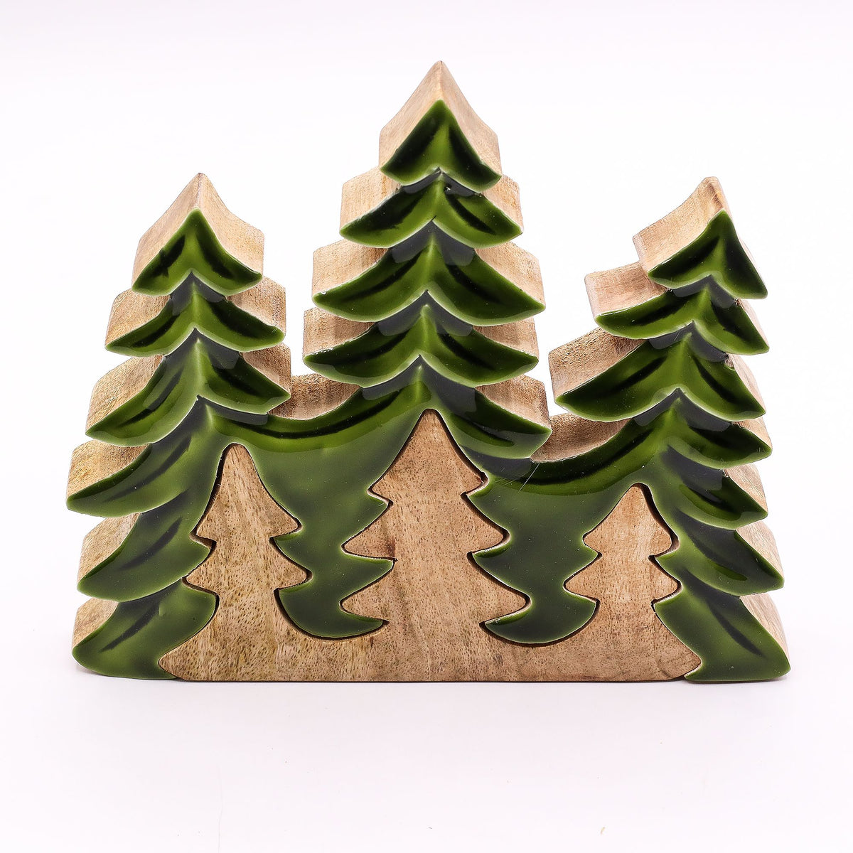 Lost in the Forrest - Three Trees 3D Wooden Decoration - 20x23cm product image 5