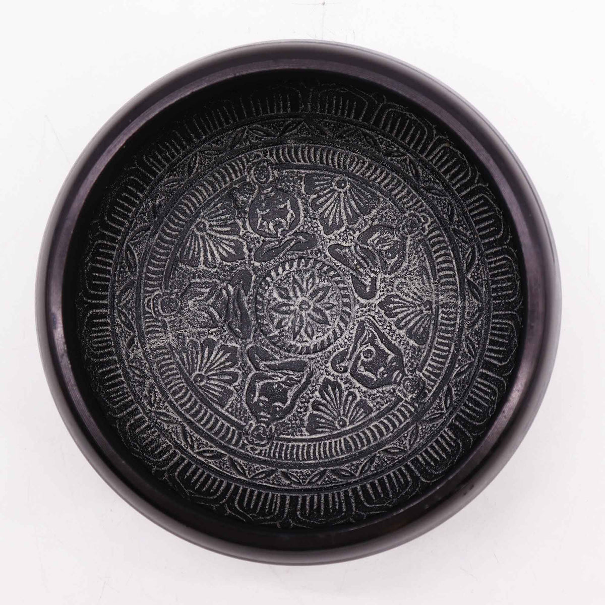 Earth Powder Singing Bowl - Om Five Buddha - 16cm product image 3