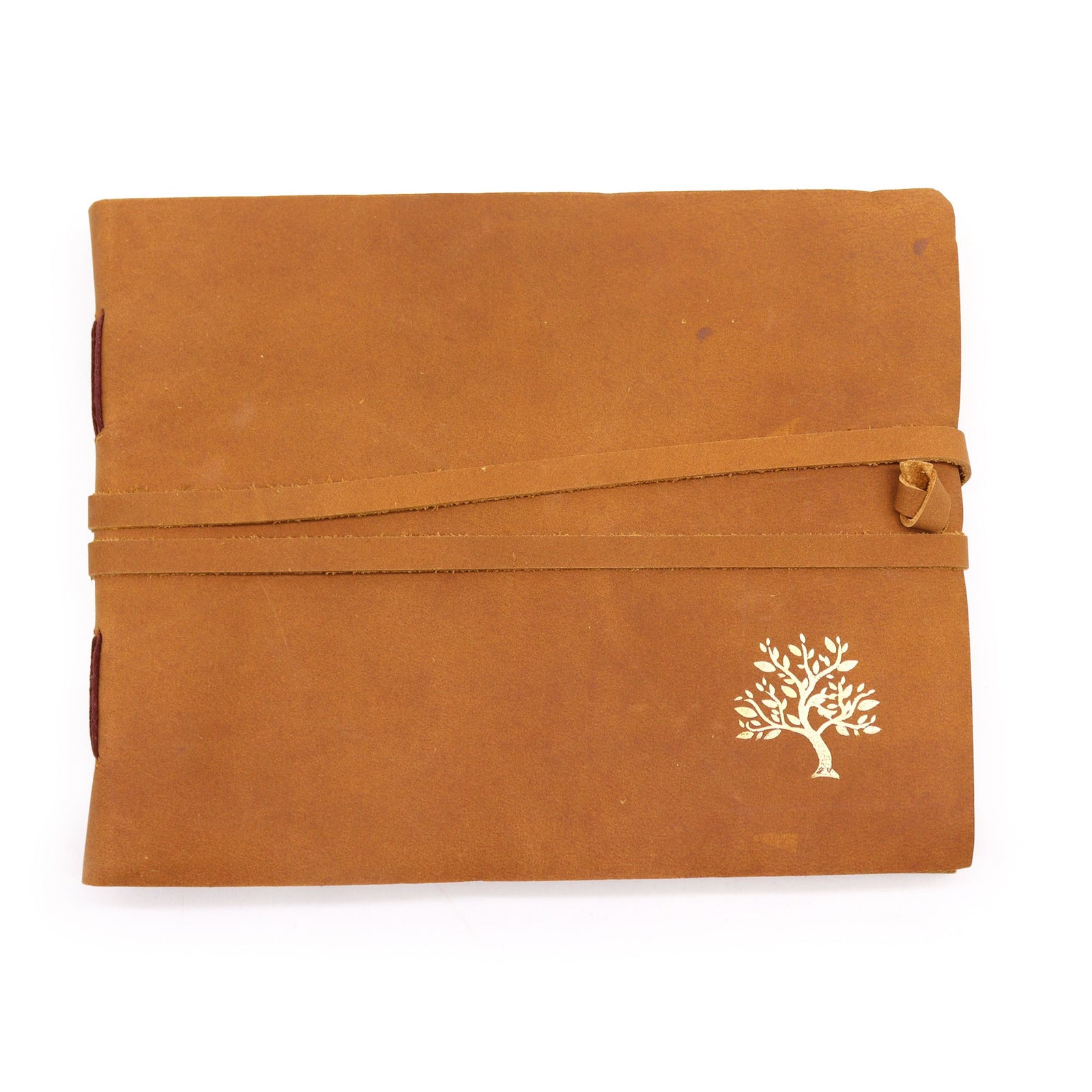 Leather Sketchbook Golden Tree - 144 pages - 18x23cm product image
