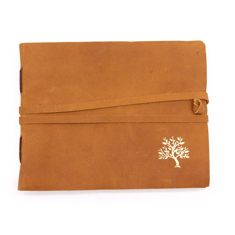 Leather Sketchbook Golden Tree - 144 pages - 18x23cm product image