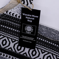 Nomad Sari Jacquard Natural Wander Muse Bags - Urban Caravan product image