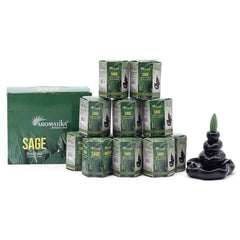 Pack of 10 Masala Backflow Incense - Sage product image 7