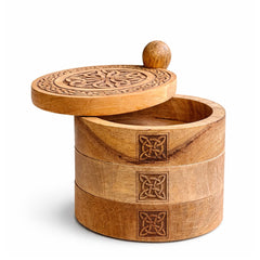 Celtic Carved 3 Tier Revolving Box product image 3