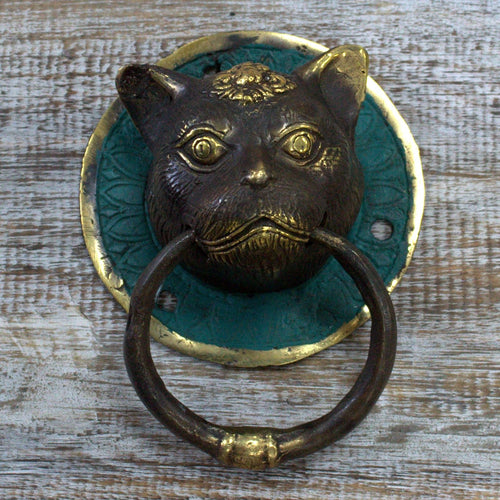 Brass Door Knocker - Cats Head product image 2