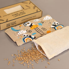 Lavender Natural Cotton and Juco Eye Pillow in Gift Box - Sleepy Panda product image 6