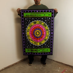 Cotton Wall Art (70x110cm) - Zodiac Colourful product image 2